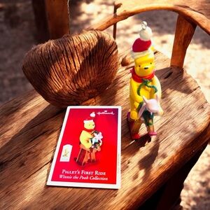 Hallmark Keepsake Ornament  - 2002 - Piglet's First Ride - Winnie the Pooh